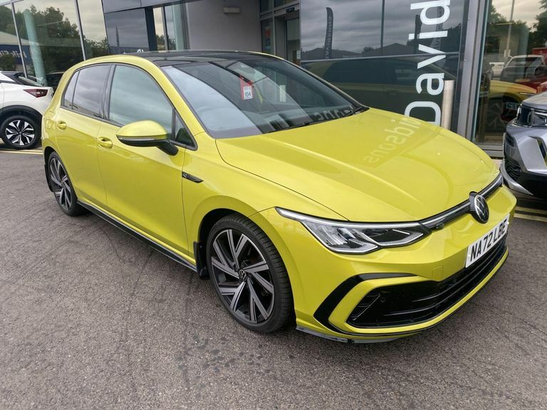Volkswagen Golf 2.0 Tdi R-line Hatchback Dsg Euro 6 S Yellow