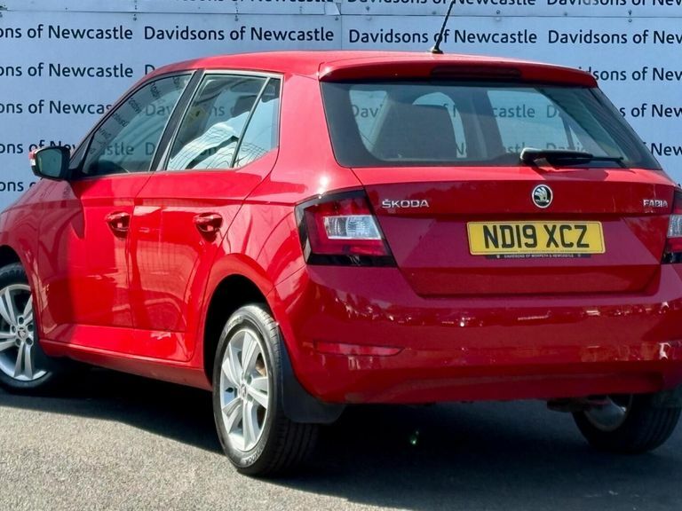 Skoda Fabia 1.0 Se Hatchback Euro 6 Ss 7 ND19XCZ Red #4