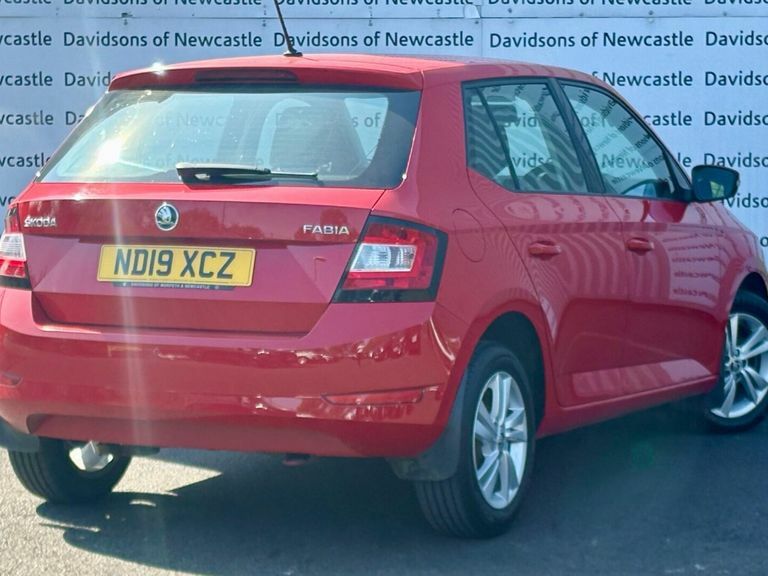 Skoda Fabia 1.0 Se Hatchback Euro 6 Ss 7 ND19XCZ Red #6