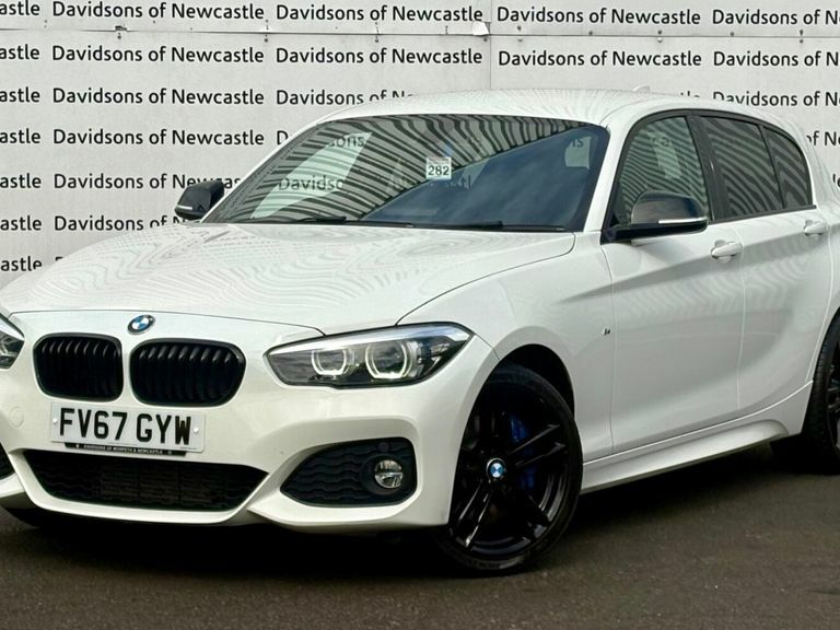 BMW 1 Series 2.0 120D M Sport Shadow Edition Hatchback Dies FV67GYW White #3
