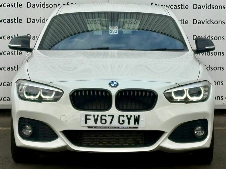 BMW 1 Series 2.0 120D M Sport Shadow Edition Hatchback Dies FV67GYW White #2