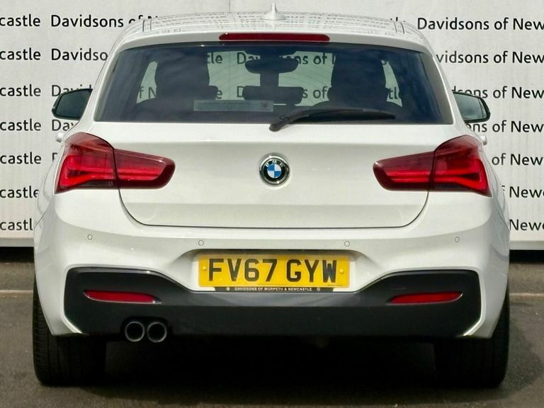 BMW 1 Series 2.0 120D M Sport Shadow Edition Hatchback Dies FV67GYW White #6