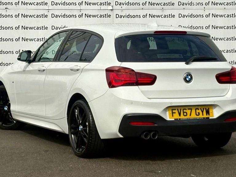 BMW 1 Series 2.0 120D M Sport Shadow Edition Hatchback Dies FV67GYW White #4