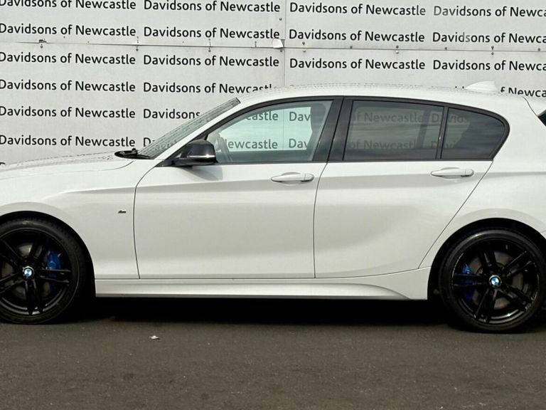 BMW 1 Series 2.0 120D M Sport Shadow Edition Hatchback Dies FV67GYW White #5