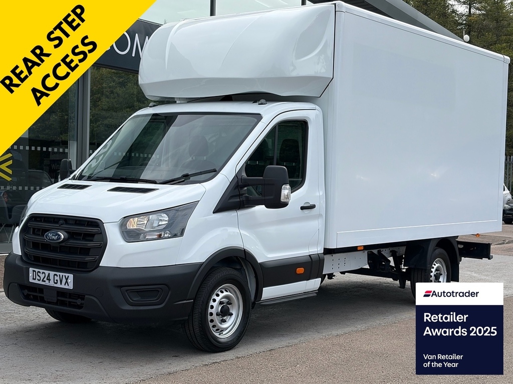 Ford Transit Custom 2.0 350 Ecoblue Leader L4 Luton 130Ps Euro 6 With DS24GVX White