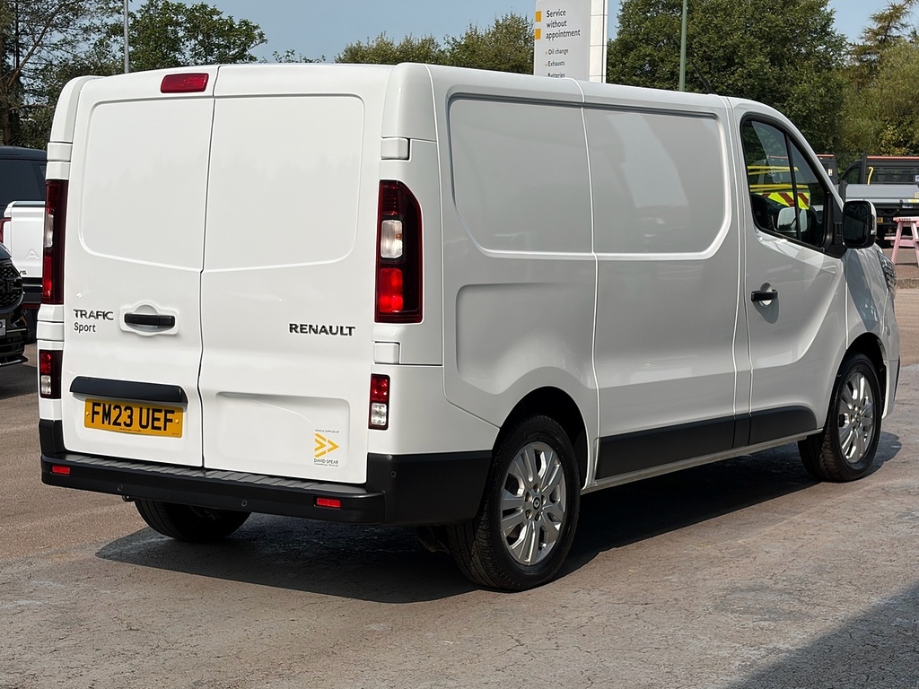 Renault Trafic Dci 170Ps Sport Sl28 L1 Swb With Air Con, Sat FM23UEF White #3