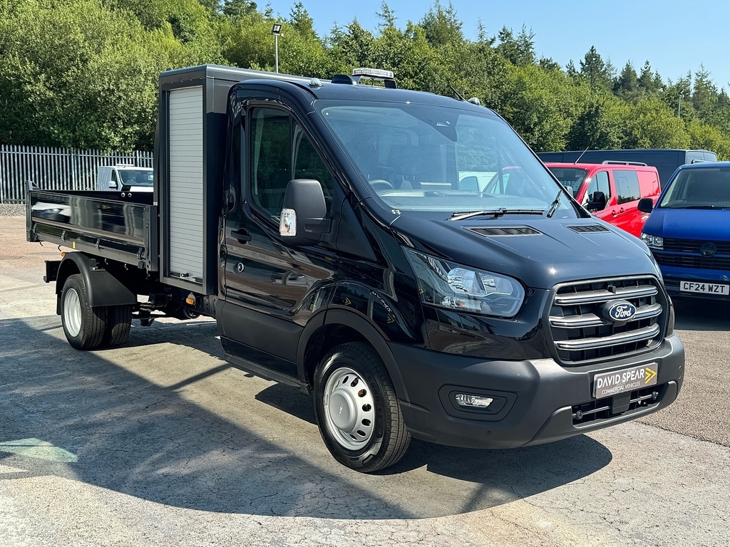 Ford Transit Custom 350 Leader 130Ps Toolpod Tipper Drw With Ac, Reve Black #2