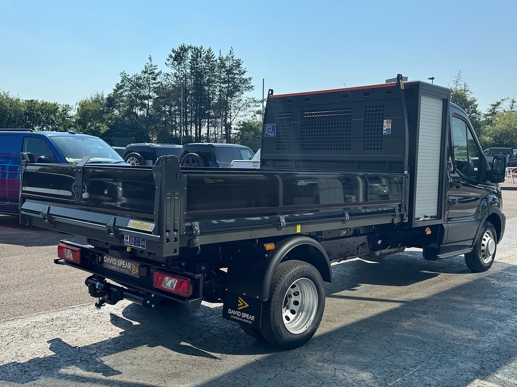 Ford Transit Custom 350 Leader 130Ps Toolpod Tipper Drw With Ac, Reve Black