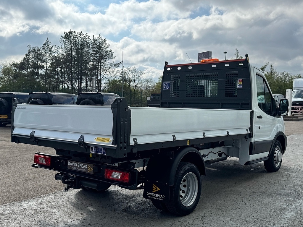 Ford Transit Custom 350 Leader Drw Single Cab Tipper 130Ps With 12 Sc White #2