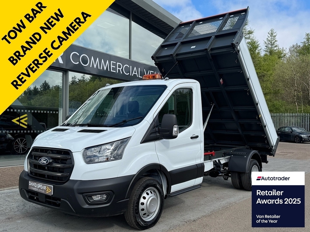 Ford Transit Custom 350 Leader Drw Single Cab Tipper 130Ps With 12 Sc White