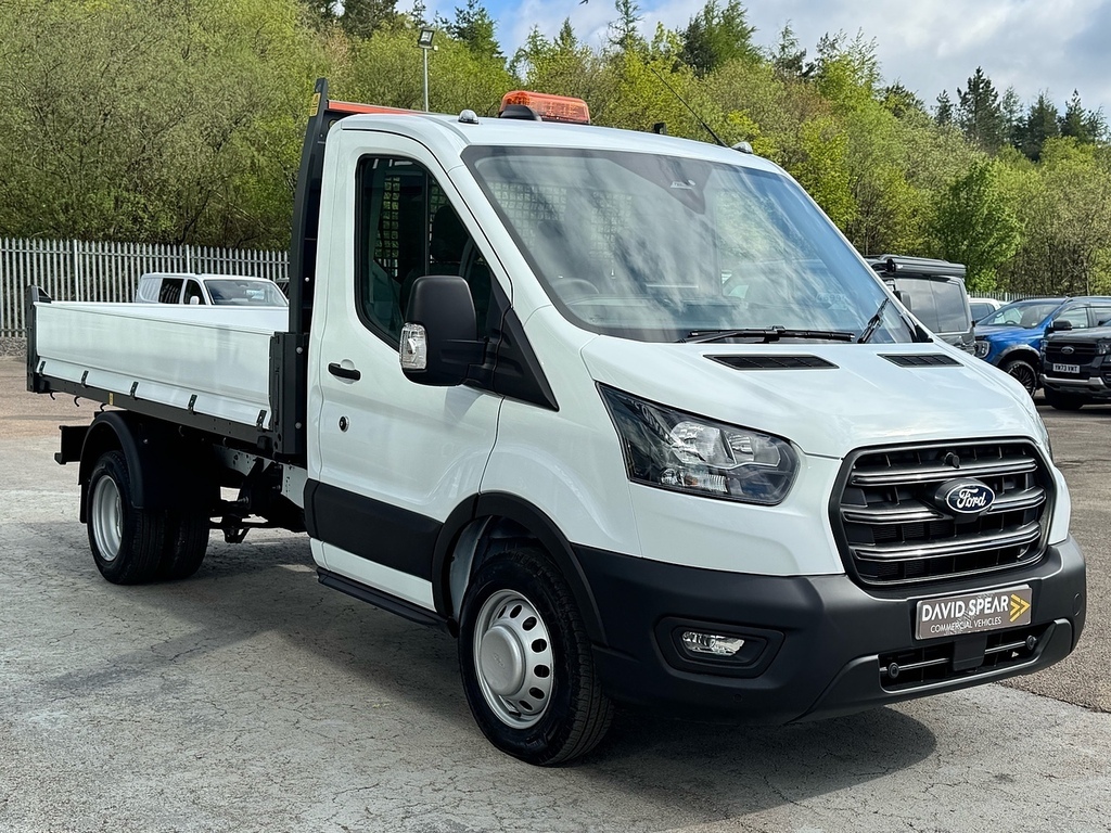 Ford Transit Custom 350 Leader Drw Single Cab Tipper 130Ps With 12 Sc White #3