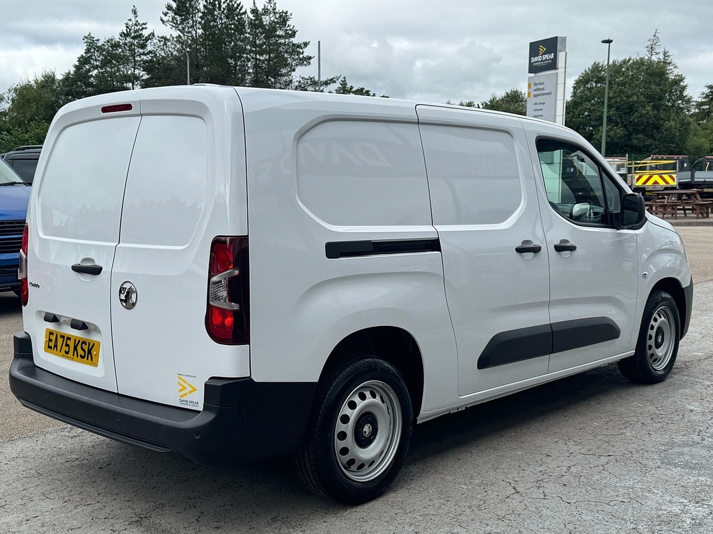 Vauxhall Combo Turbo D 2300 Prime XL Lwb 100Ps With Air Con, Rear White #2