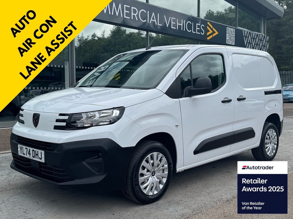 Peugeot Partner Bluehdi 1000 Professional Eat8 Swb 130Ps With Air White