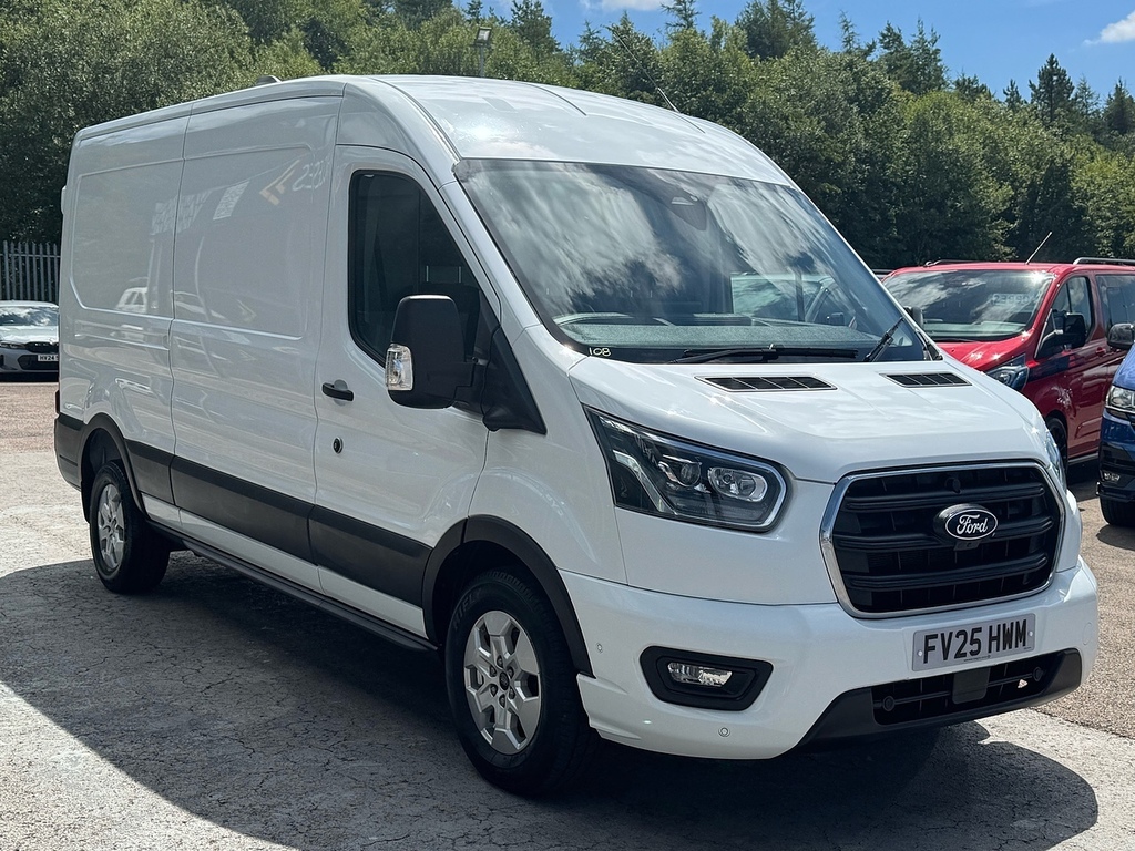 Ford Transit Custom 350 Ecoblue Limited L3 H2 165Ps Fwd With Air Con, FV25HWM White #3