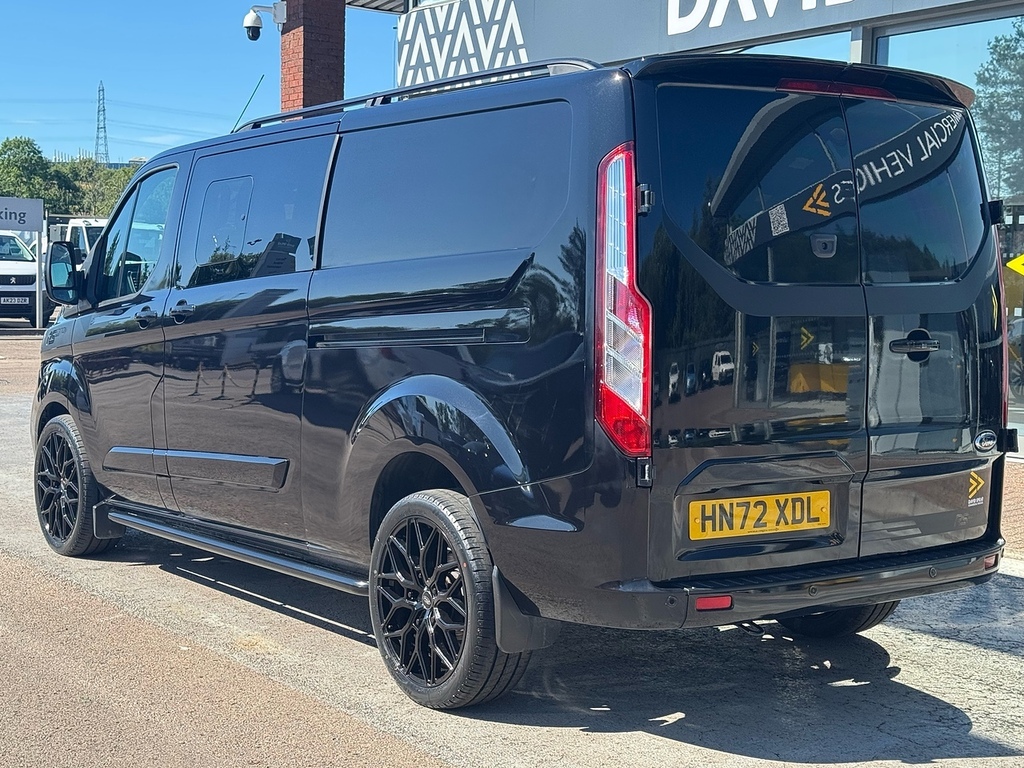 Ford Transit Custom 320 Lwb 130Ps Limited 6 Seat Kombi With Dscv Exclu Black #4
