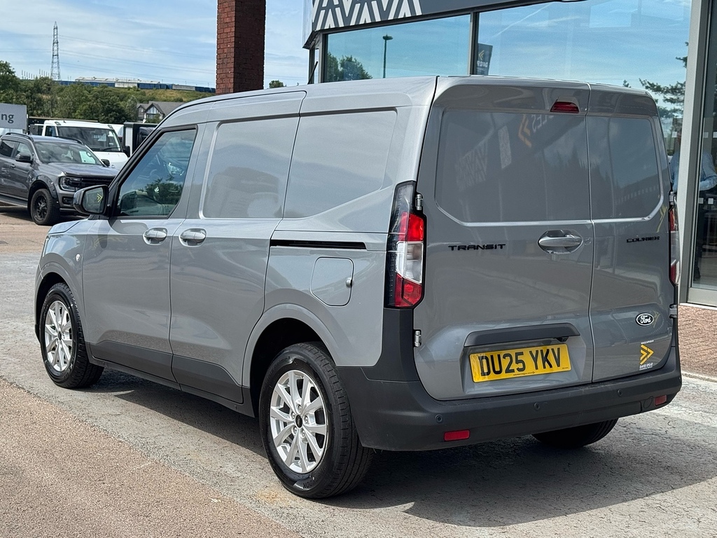 Ford Transit Courier Ecoboost Limited 125Ps Swb With Air Con, Lane Assi DU25YKV Silver #4