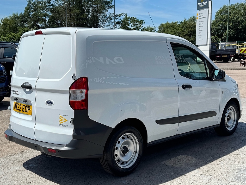 Ford Transit Courier Ecoboost Leader 100Ps With Air Con, Ply Reverse MW22EOP White #2