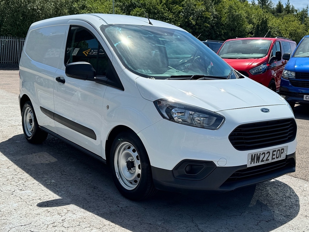 Ford Transit Courier Ecoboost Leader 100Ps With Air Con, Ply Reverse MW22EOP White #3