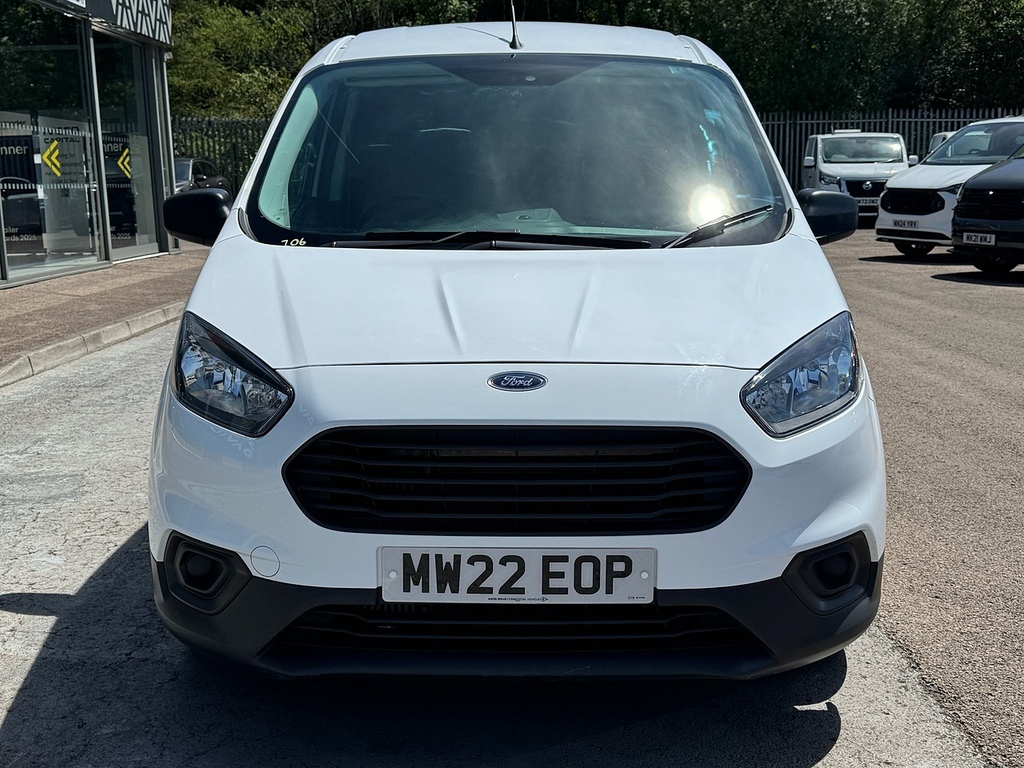 Ford Transit Courier Ecoboost Leader 100Ps With Air Con, Ply Reverse MW22EOP White #6