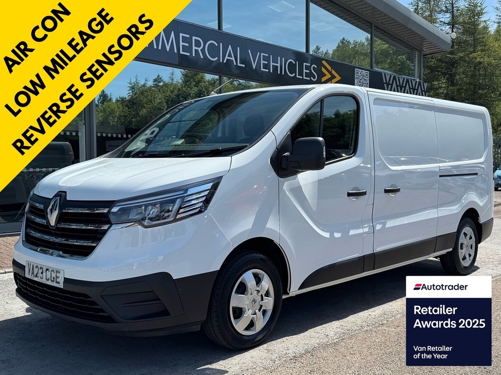 Renault Trafic Dci Blue Ll30 Advance L2 130Ps With Air Con, Rever White