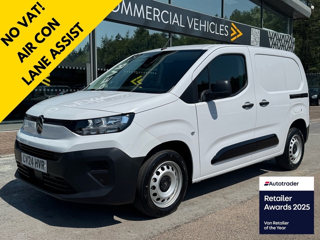Citroen Berlingo Bluehdi 1000 Enterprise M Swb 100Ps With No Vat, A White