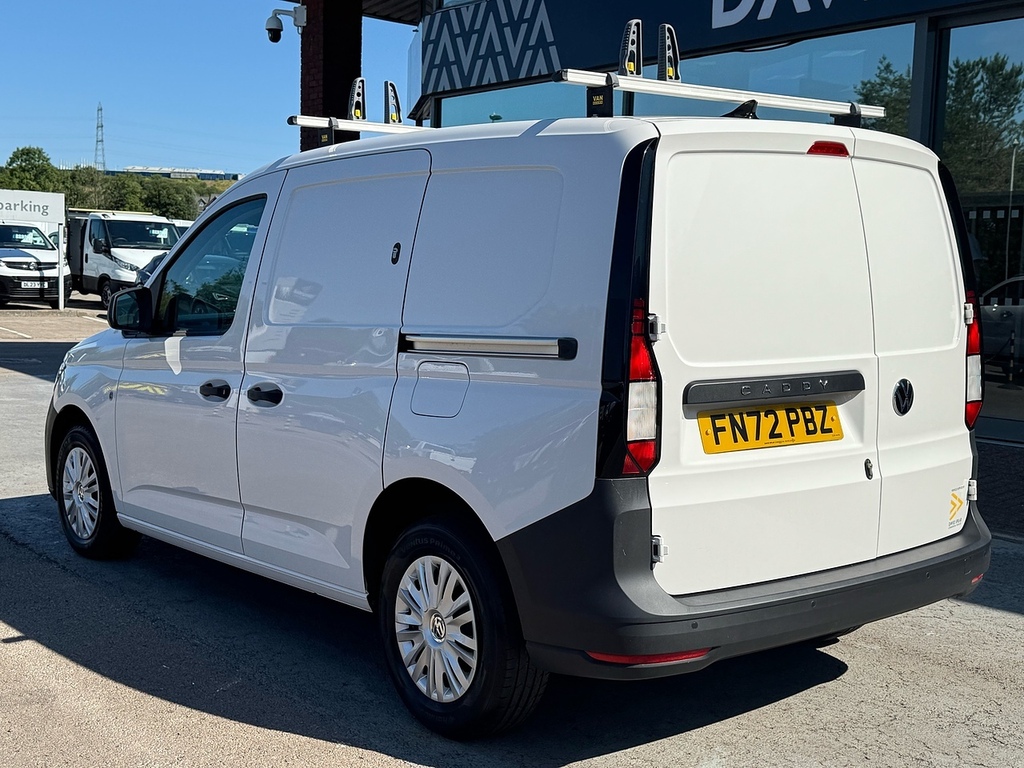 Volkswagen Caddy Tdi C20 Commerce Swb 75Ps With Air Con, Reverse Se White #4