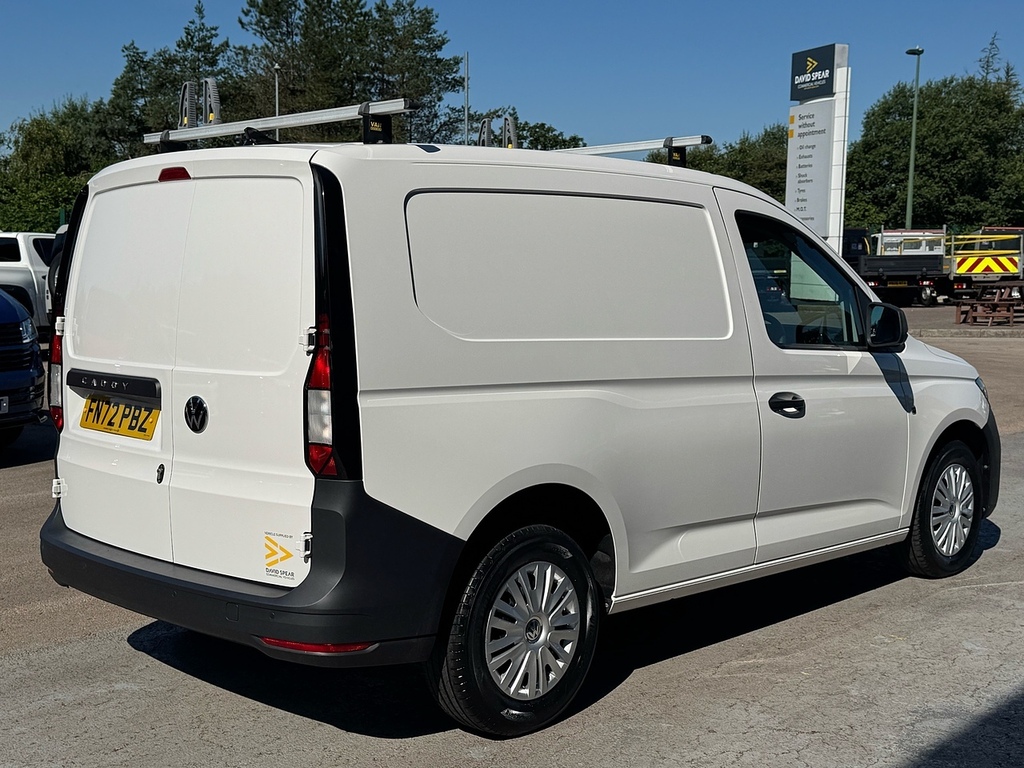 Volkswagen Caddy Tdi C20 Commerce Swb 75Ps With Air Con, Reverse Se White #2