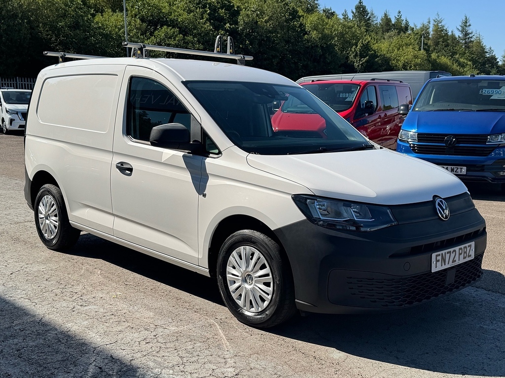 Volkswagen Caddy Tdi C20 Commerce Swb 75Ps With Air Con, Reverse Se White #3