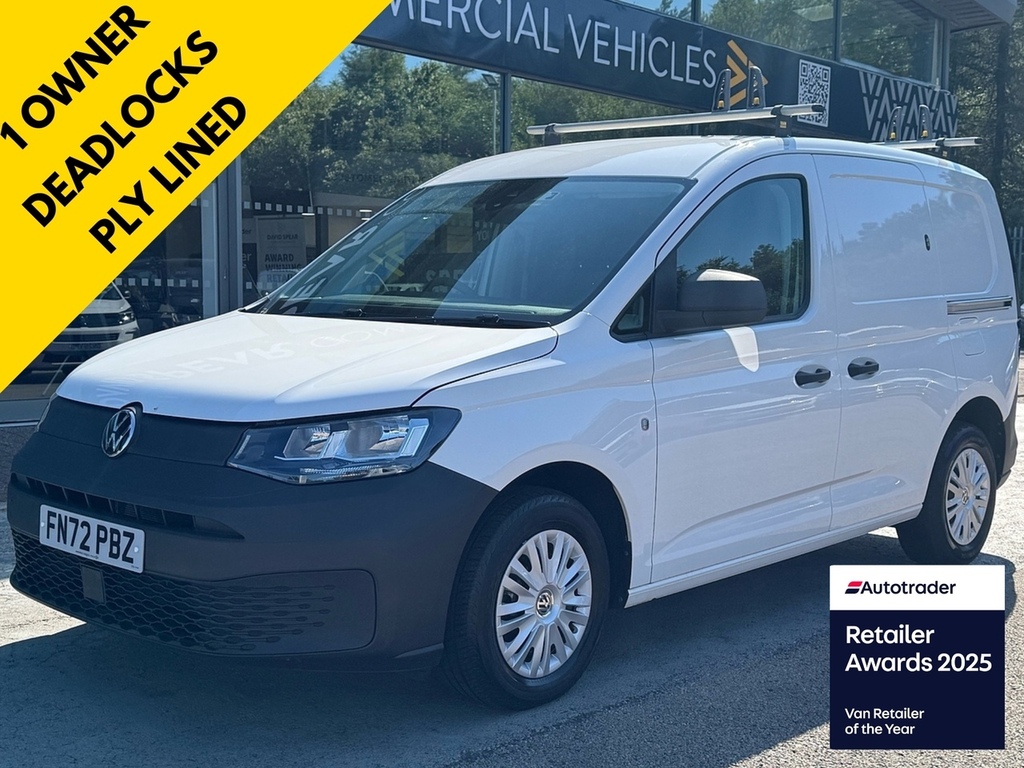 Volkswagen Caddy Tdi C20 Commerce Swb 75Ps With Air Con, Reverse Se White