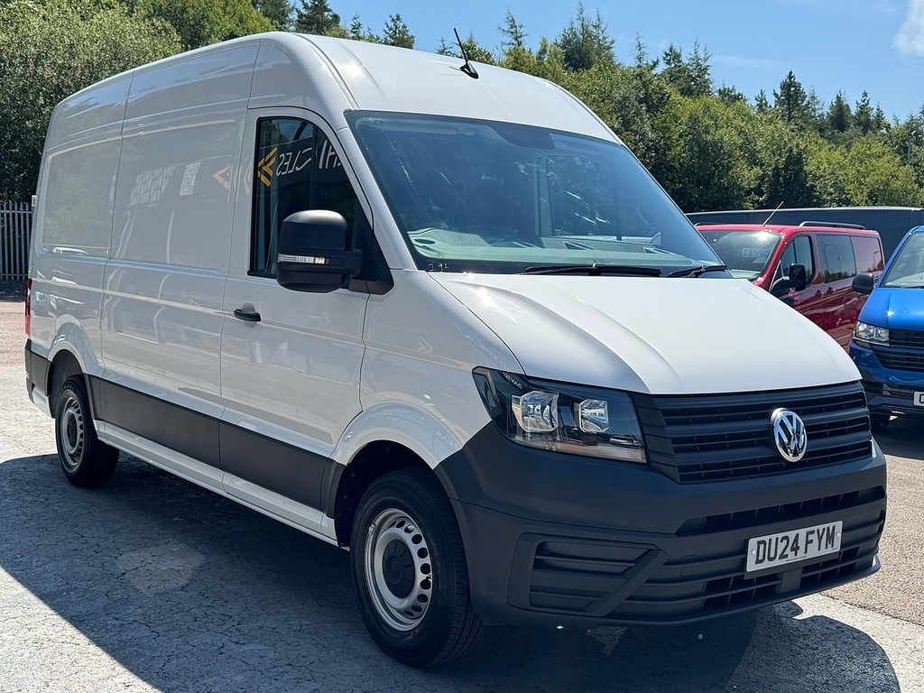 Volkswagen Crafter Tdi Cr35 Startline With Very Low Miles, Ply Lined White #3