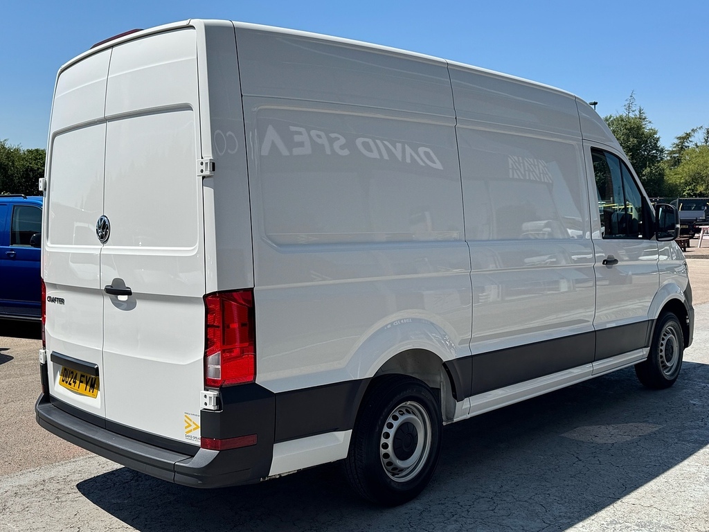 Volkswagen Crafter Tdi Cr35 Startline With Very Low Miles, Ply Lined White #2