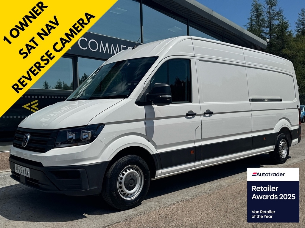 Volkswagen Crafter Tdi Cr35 Commerce Plus Lwb 140Ps With Parking Sens White