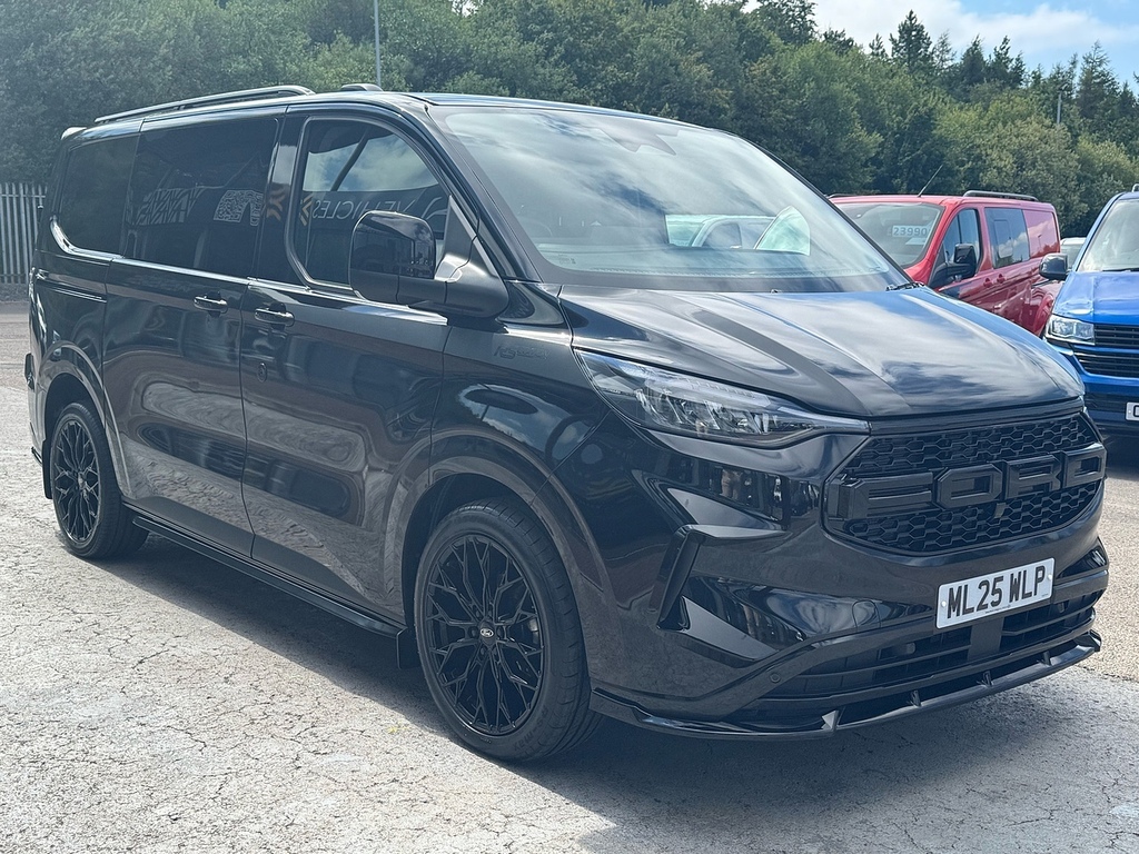 Ford Transit Custom 136Ps 320 Rs Edition Limited Kombi 6 Seater With 2 Black #3