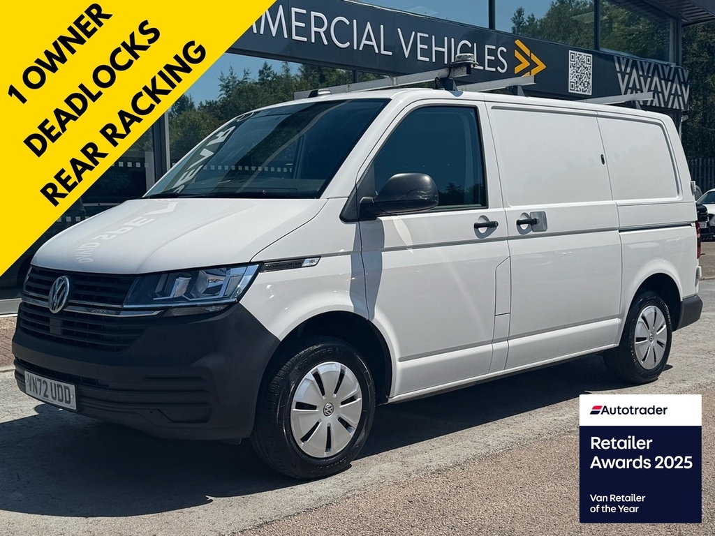 Volkswagen Transporter Tdi 90Ps T30 Startline Fwd With Interior Racking, White