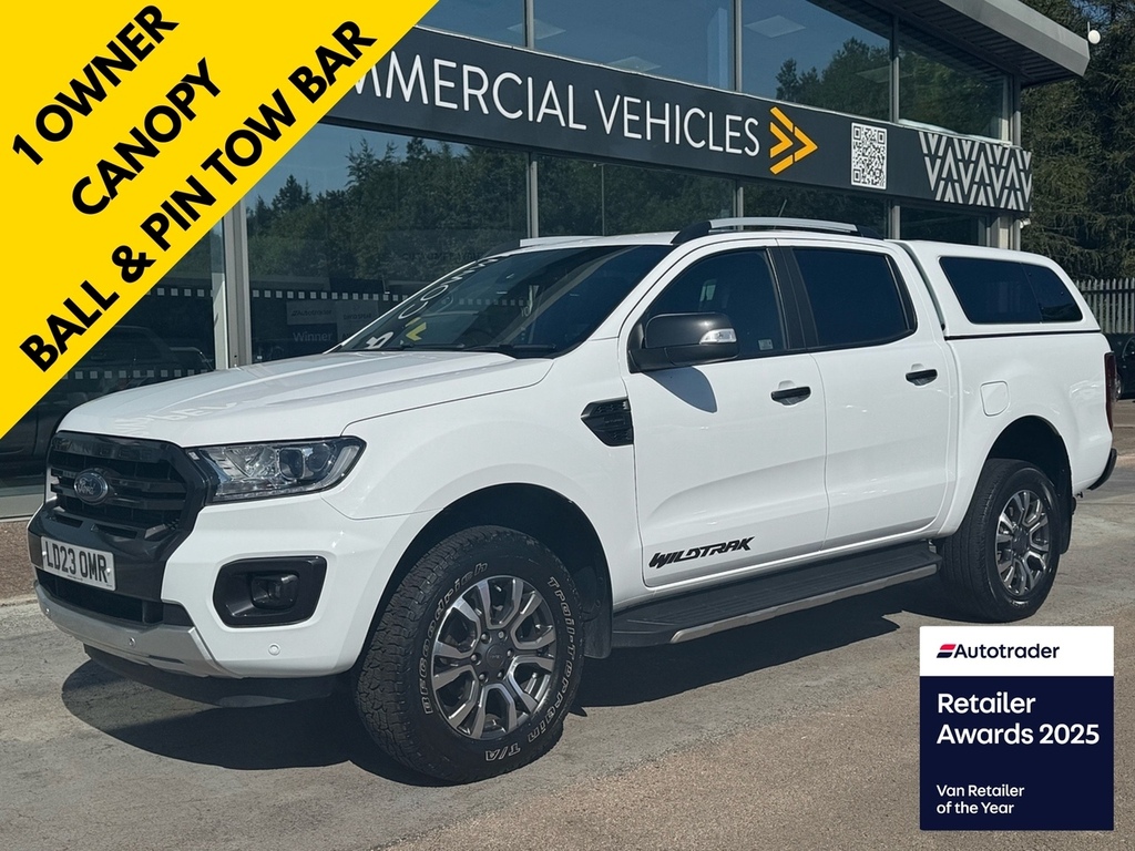 Ford Ranger Ecoblue Wildtrak 4Wd 213Ps Ajuto With Canopy, Tow White