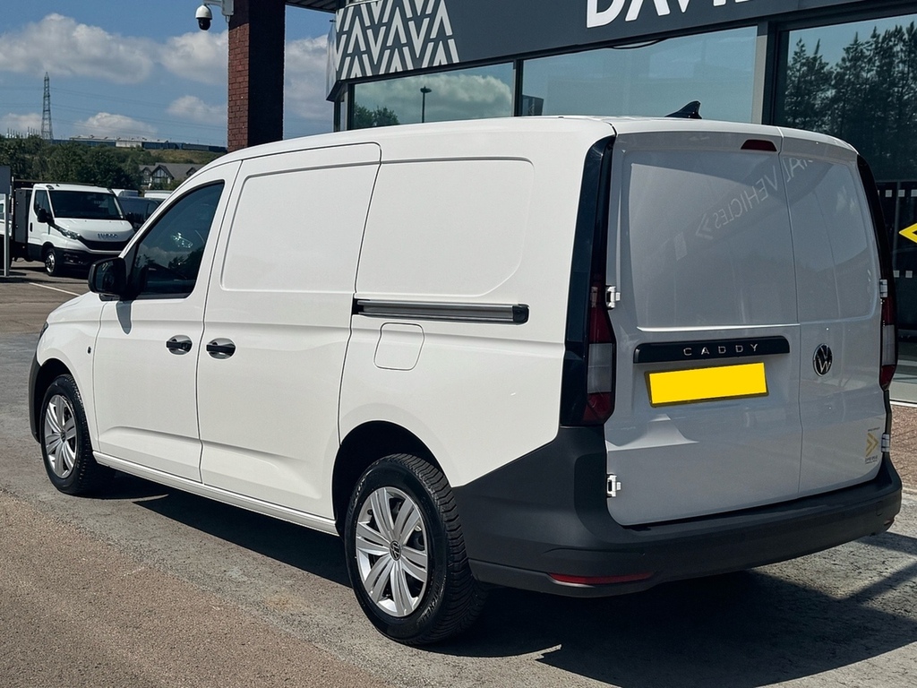 Volkswagen Caddy Maxi Tdi C20 Commerce Lwb 102Ps With Air Con, Cruise White #4