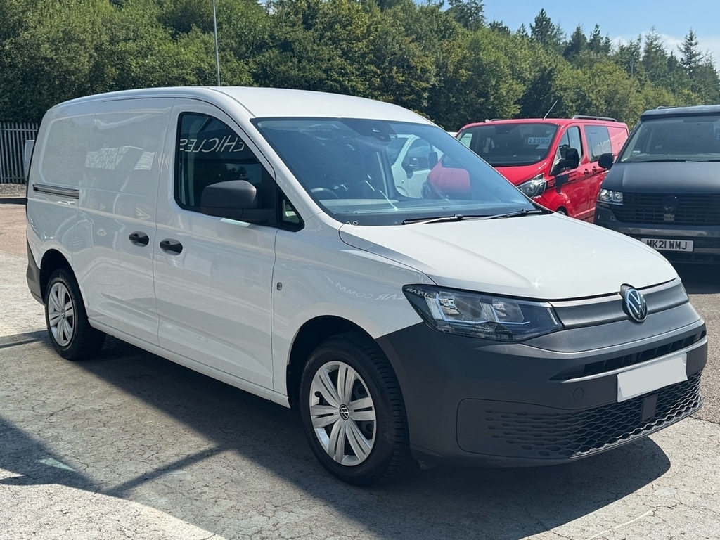Volkswagen Caddy Maxi Tdi C20 Commerce Lwb 102Ps With Air Con, Cruise White #3