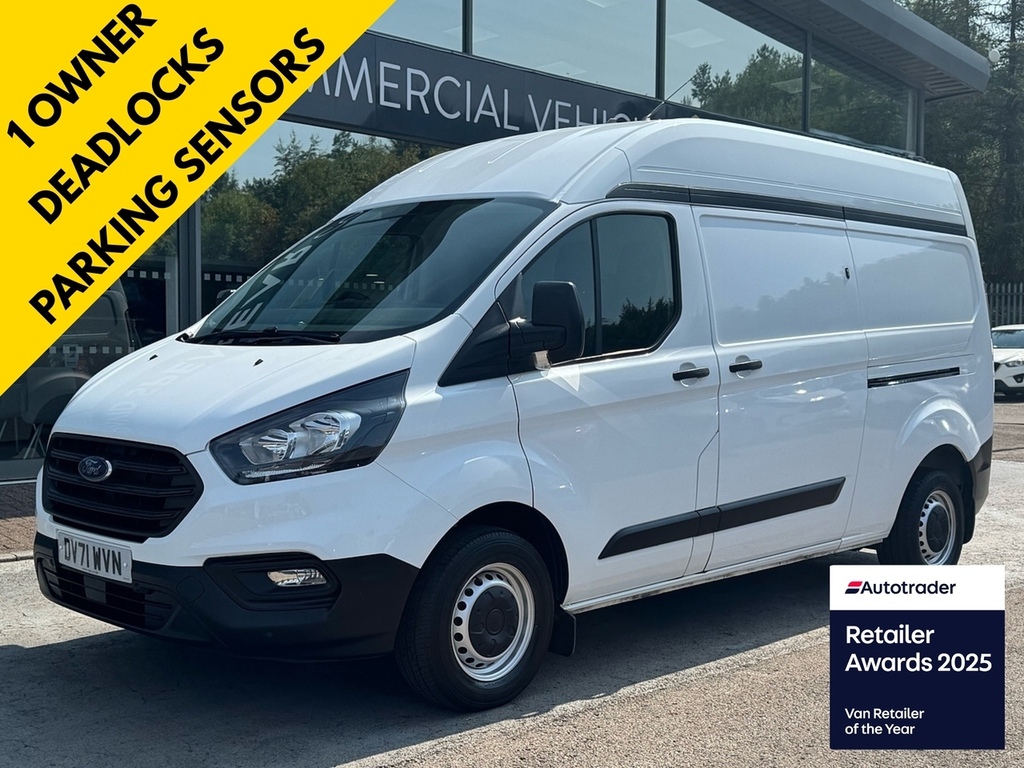 Ford Transit Custom 300 Ecoblue Leader L2 H2 High Roof With Low Mileag White