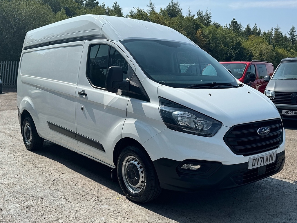 Ford Transit Custom 300 Ecoblue Leader L2 H2 High Roof With Low Mileag White #3