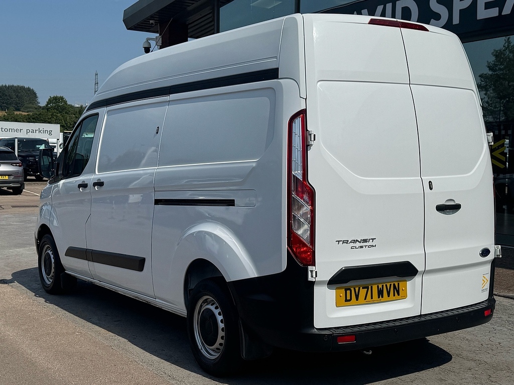 Ford Transit Custom 300 Ecoblue Leader L2 H2 High Roof With Low Mileag White #4