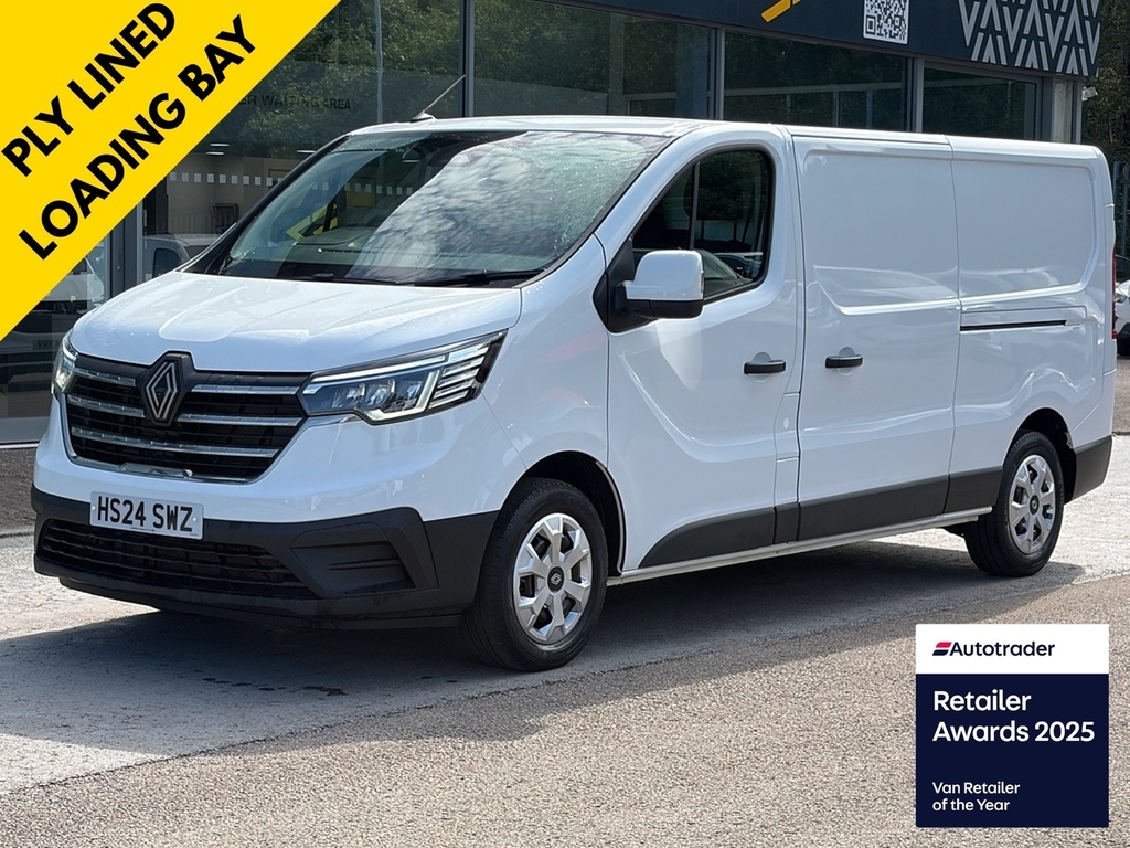 Renault Trafic Dci 130Ps Ll30 Advance L2 Lwb With Air Con Sat N White
