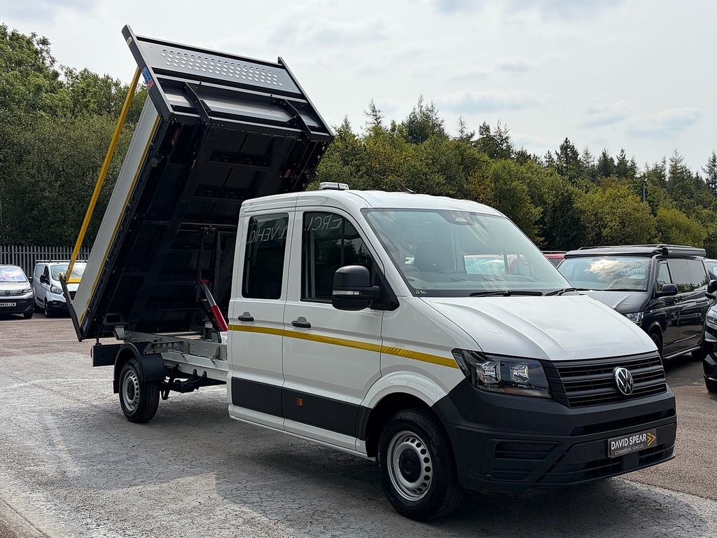 Volkswagen Crafter Tdi 140Ps Cr35 Commerce 7 Seat Double Crew Cab Tip White #3