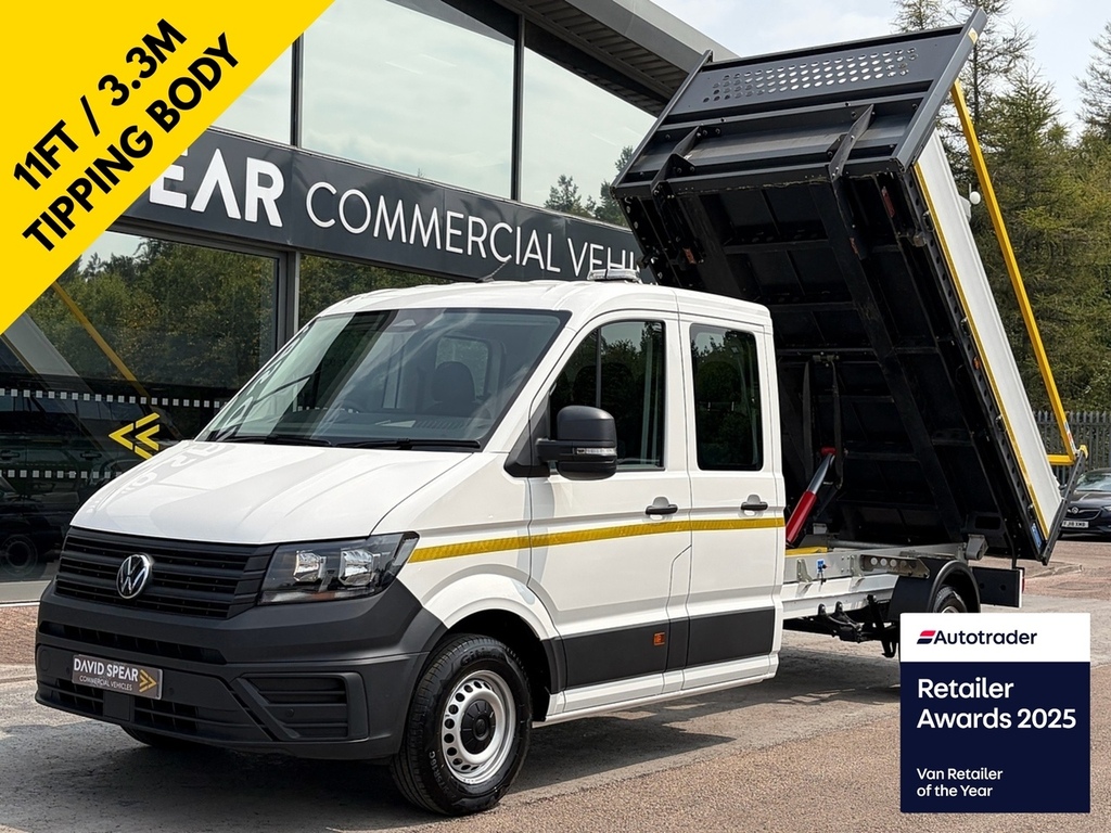 Volkswagen Crafter Tdi 140Ps Cr35 Commerce 7 Seat Double Crew Cab Tip White