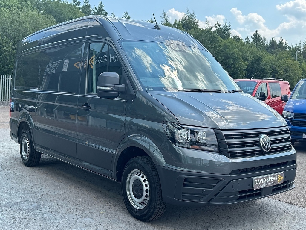 Volkswagen Crafter Tdi 140Ps Cr35 Commerce Plus Mwb With Air Con, Rev Grey #4