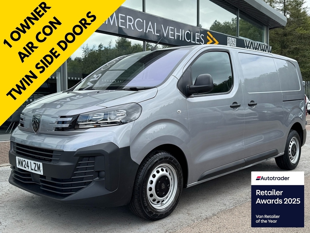 Peugeot Expert Bluehdi Professional 120Ps With Air Con, Cruise Grey