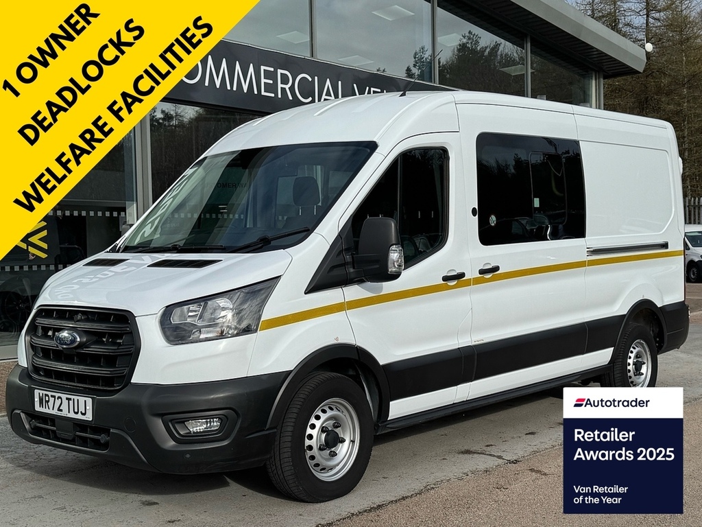 Ford Transit Custom Tdci 350 130Ps L3h2 Lwb Welfare With Toilet Facili White