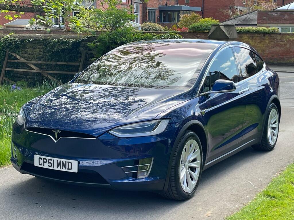 Tesla Model X 90D Dual Motor Blue #4
