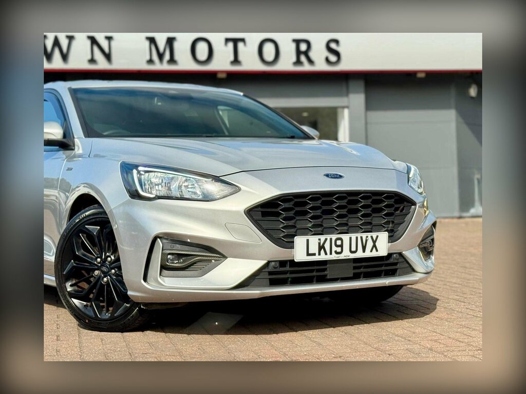 Ford Focus 1.0T Ecoboost St-line X Euro 6 Ss LK19UVX Silver #5