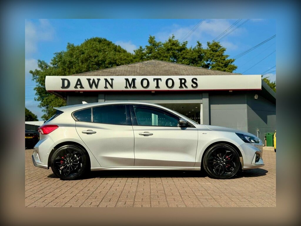 Ford Focus 1.0T Ecoboost St-line X Euro 6 Ss LK19UVX Silver #2