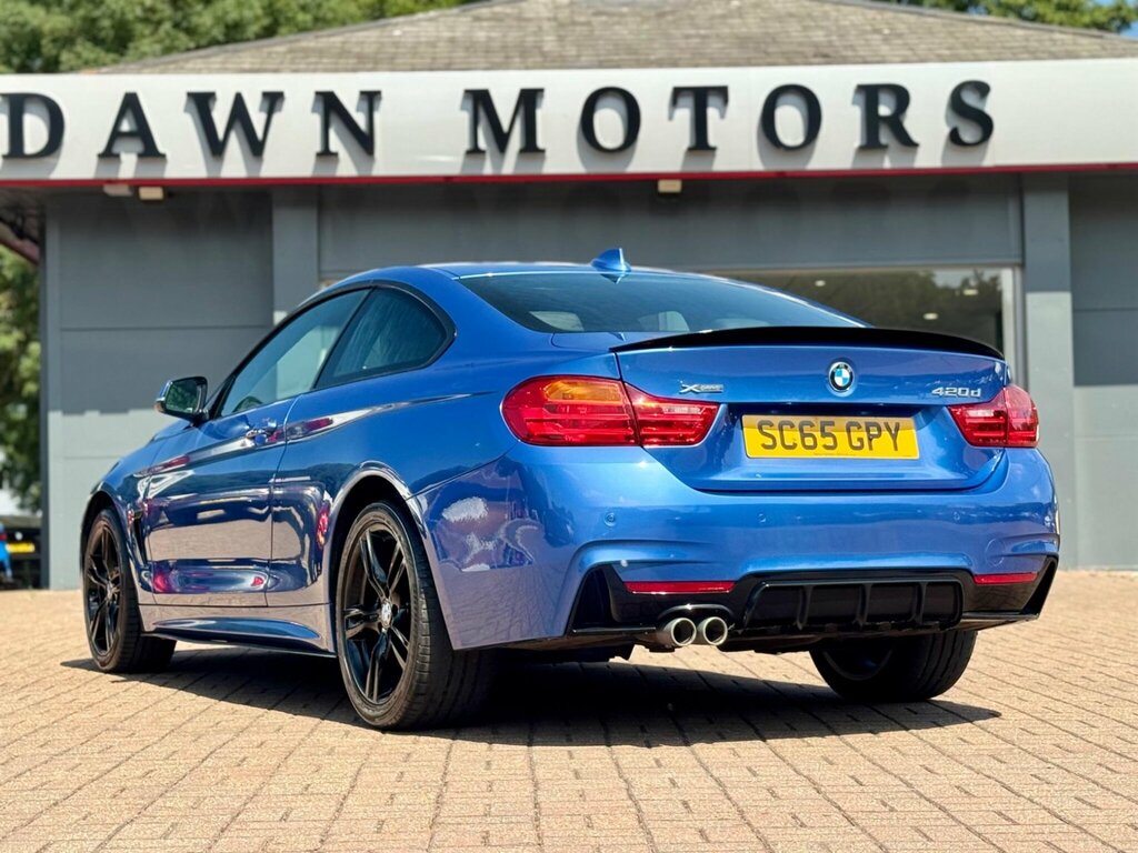 BMW 4 Series 2.0 420D M Sport Xdrive Euro 6 Ss Blue #5